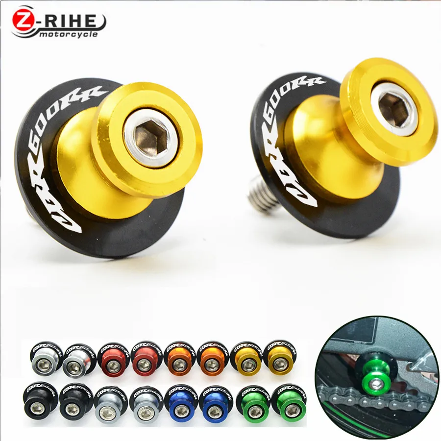 

For Honda CBR600RR CBR 600 RR 2003-2011 2004 2005 2006 2007 2008 2009 2010 Motorcycle 8mm Swingarm Sliders Spools Stand Slider