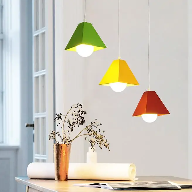 

Macaron Color LED Ceiling Lights Modern Simplicity Nordic Style Home Restaurant Living Room Light Children Bedroom Lamp loft