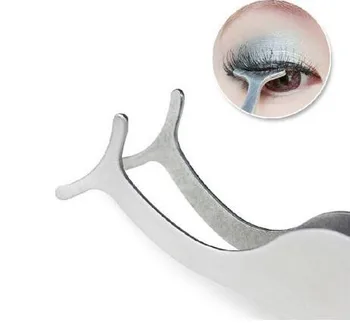 

Beauty Tool Eyelash Curler False Eyelashes Extension Tweezers Clamp Auxiliary Clip Stainless jk17