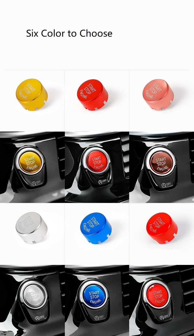 

New Protective Start Button Cover 1PC Compatible with BMW M3 F80 2014-2018