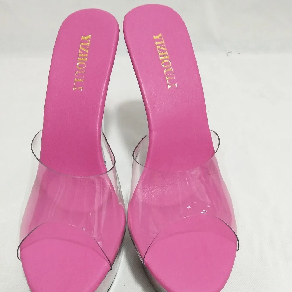 Romantic Crystal Rose The Bride Wedding Shoes Performance Shoes 15 High-Heeled Shoes 6 Inch Party Special Stripper Shoes