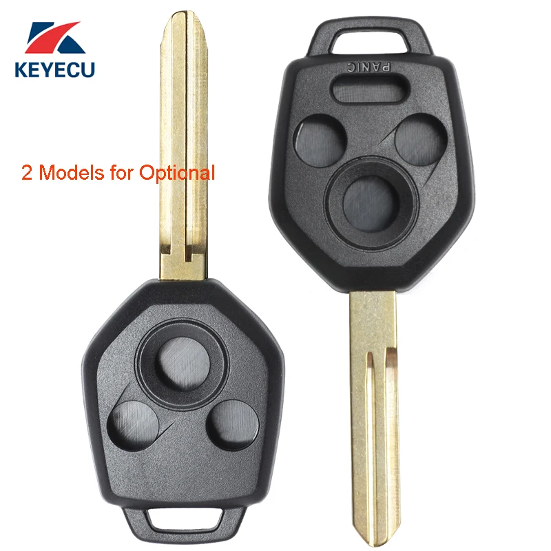 KEYECU Замена дистанционного ключа оболочки чехол Fob для Subaru Forester Liberty Impreza Outback 2009 2014