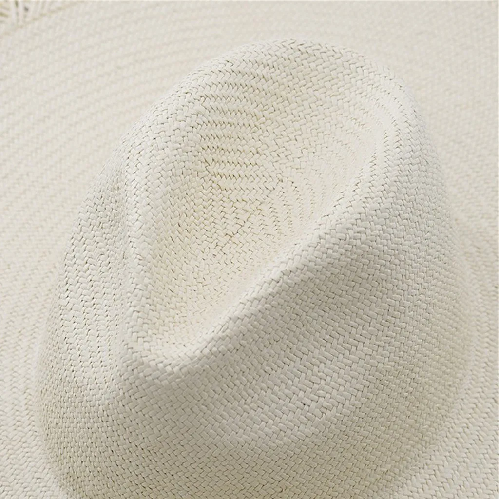 Summer straw hat women big wide brim beach hat sun hat edging sun block UV protection panama hat bone chapeu feminino