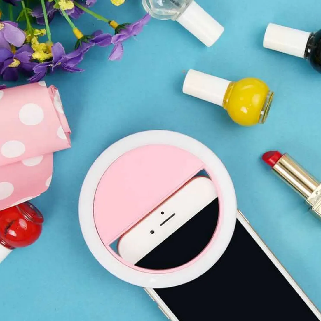 

Universal Selfie LED Ring Flash Light Portable Mobile Phone 36 LEDS Selfie Lamp Luminous Ring Clip For Samsung iPhone 8 7 6 Plus