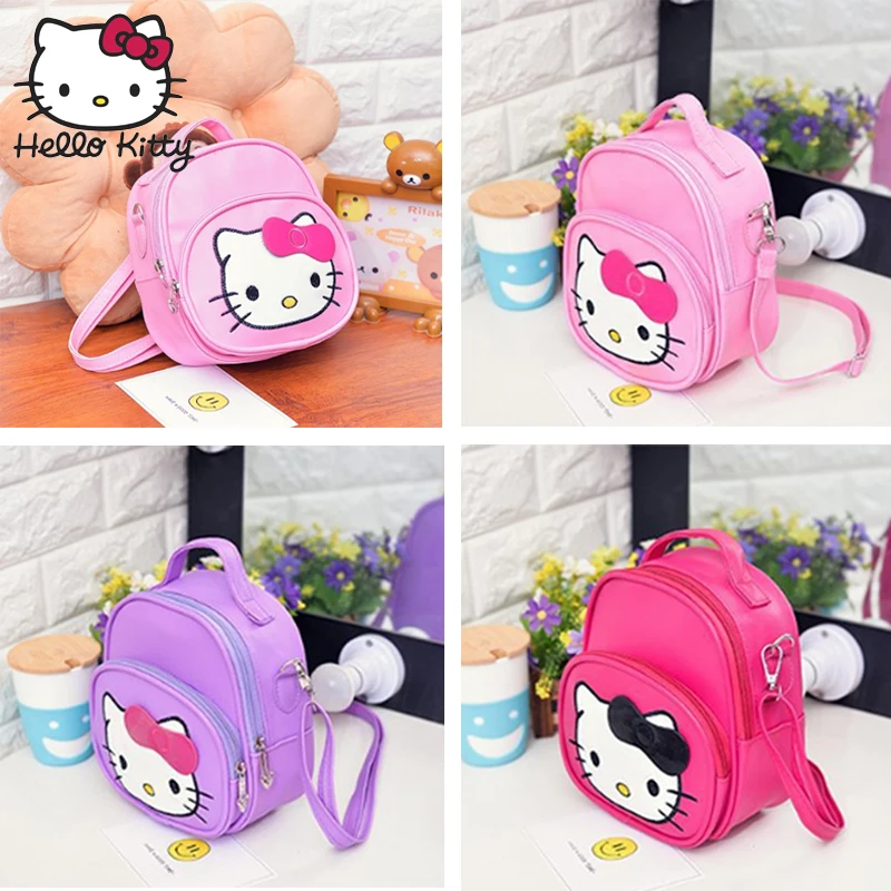 2018 Hello Kitty Backpack Children Girls School Bag Cute