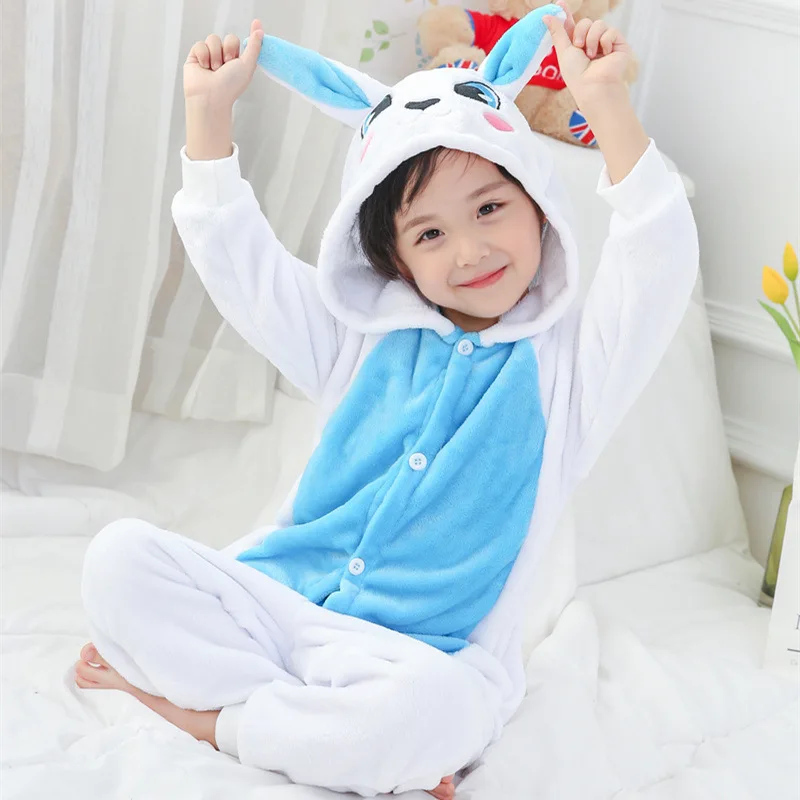 Mioigee/ осенне-зимние пижамы для маленьких мальчиков и девочек, детская пижама, модная фланелевая детская одежда для костюмированной вечеринки с животными, пижамы