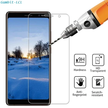 Перейти на Алиэкспресс и купить 9H 2.5D Закаленное стекло для Nokia 6 (2017) 7 3,2 7,1 8 8,1 Plus X5 X6 X7 X71 стеклянная Защитная пленка для экрана