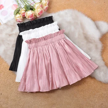 

Ruffle Skirt Short Pleated Skirt Mini High Waist Summer Skirts Womens Korean Black Saias Faldas Mujer Moda 2019 Harajuku Pink