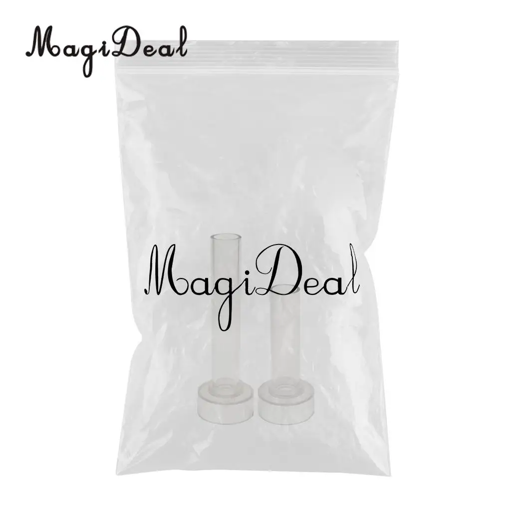 MagiDeal 2 Pieces Plastic Durable Round Church Top Candle Mould Holders for Candle Making Candle Accessories 15cm 20cm