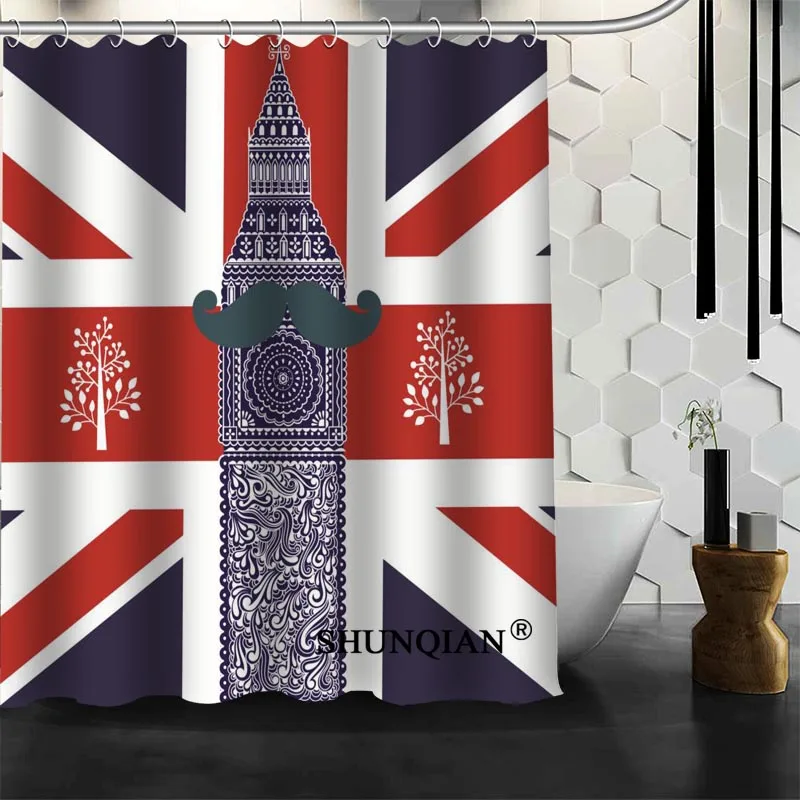 Buy Custom LONDON Shower Curtain High Quality bathroom