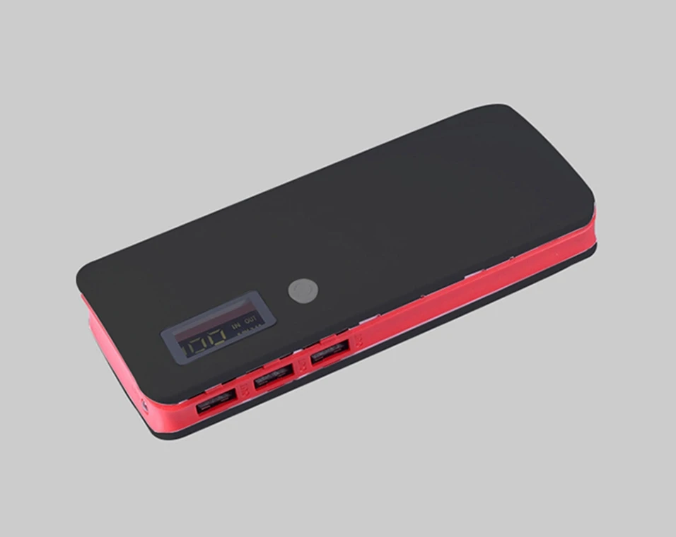 Без батареи) 10000 мАч Внешний аккумулятор 18650 Коробка Чехол внешний аккумулятор Двойной USB повербанк портативный внешний аккумулятор для телефонов Xiaomi зарядное устройство