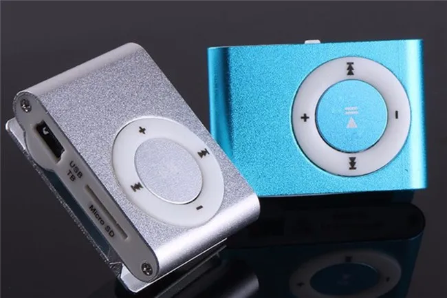 30 p! металлический сплав оболочки клип мини MP3-плеер внешний вставленный SD/TF, поддержка 1-8 ГБ(без SD/TF карты), наушники+ USB кабель+ Хрустальная коробка