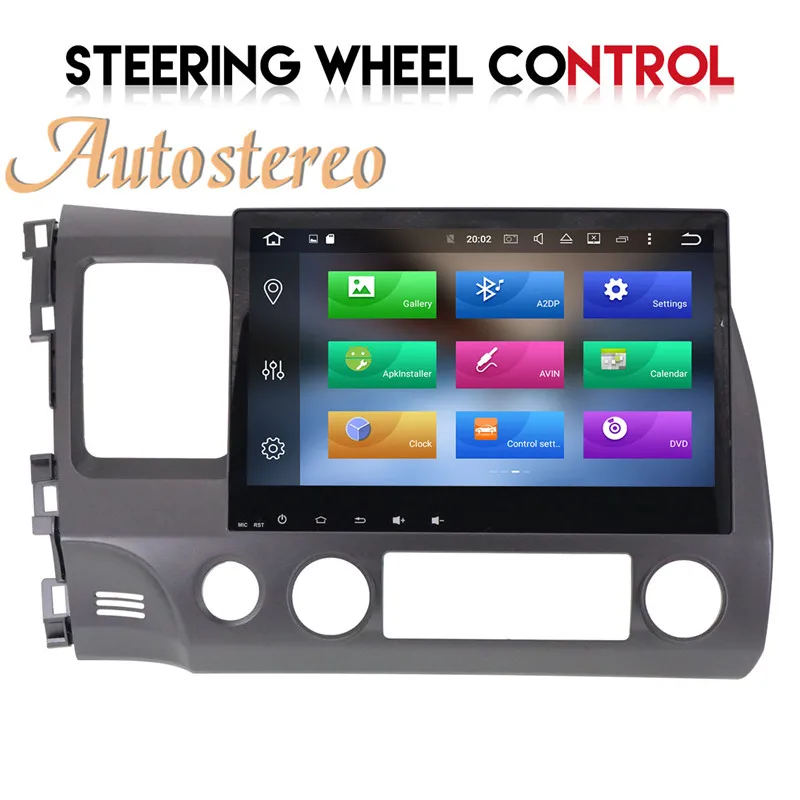 Flash Deal DSP Android 9 Car No DVD Player GPS navigation For Honda Civic 2007-2011 multimedia player 2 din radio tape recorder head unit 3