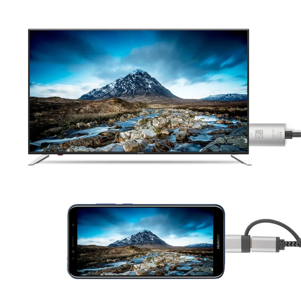 Кабель преобразователь 1080P с USB на HDMI HDTV Type C Micro Android 5 0 и выше адаптер для