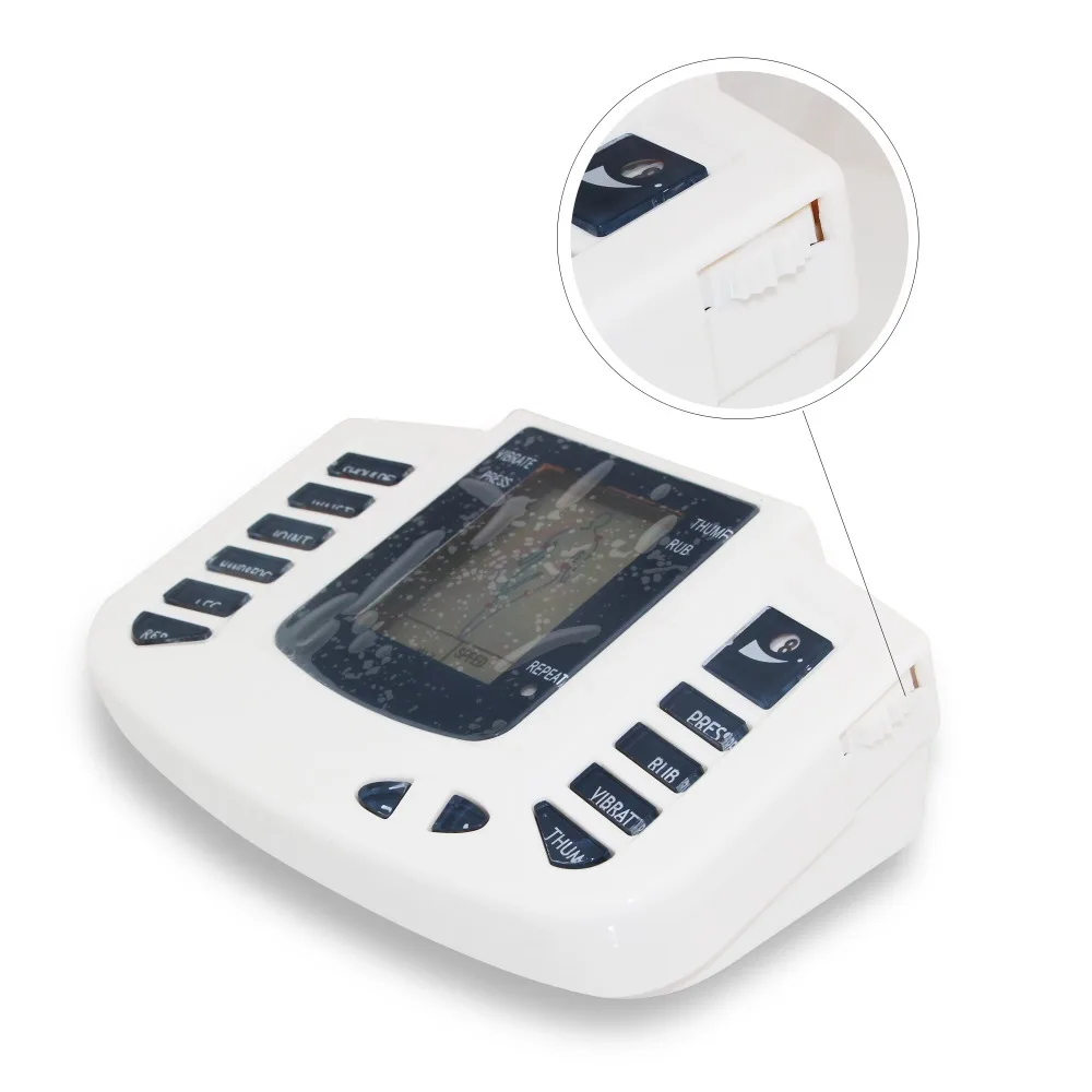 Digital Electronic Body Massage Muscle Relax Stimulator Tens Acupuncture Therapy Massager with Electrode Pads