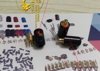 

4pcs Gold-plated metal casing threaded Shell Diy Parts for Shure SE846 SE535 SE425 SE315 SE215 UE900 Earphone