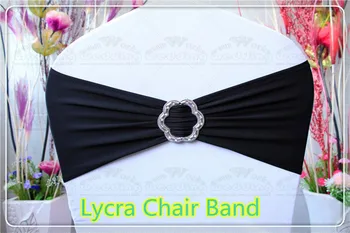 

1/2--With Rose Buckle-Spandex /Lycra Chair Band/Expand Bands/Chair cover sash/Tablecloth For Wedding Party Banquet Decorations