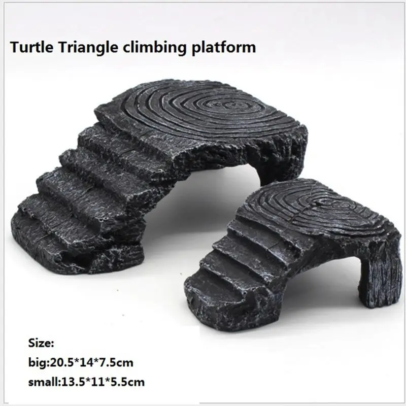 

Different Size Resin Turtle Amphibians Tortoise Basking Reptile Platform Turtle Terrace Landscape Fish Tank And Home Decor