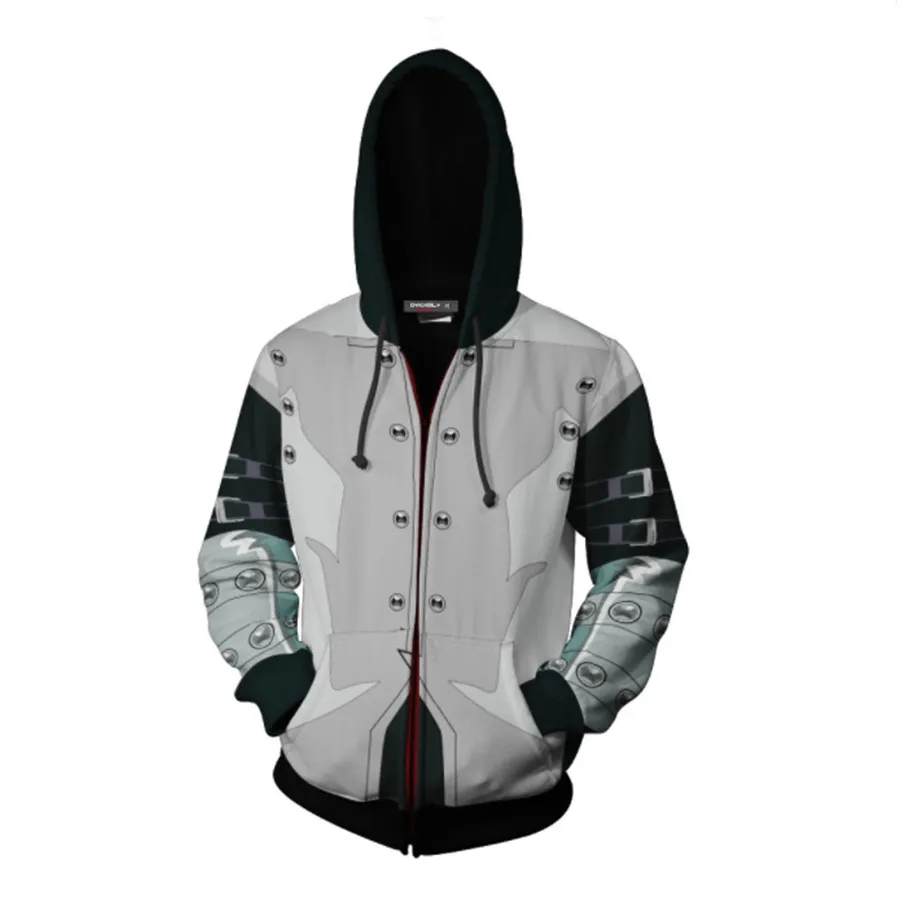 Yu-Gi-OH Anime Hoodie Jacket Sweatshirt Seto Kaiba Cosplay Hooded Coat Costume