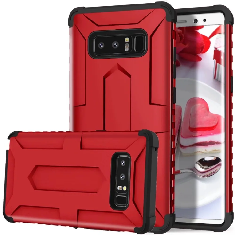 Shockproof Phone Case For Samsung Galaxy Note 8 Luxury Dual Layer Full Body Protect Back Cover