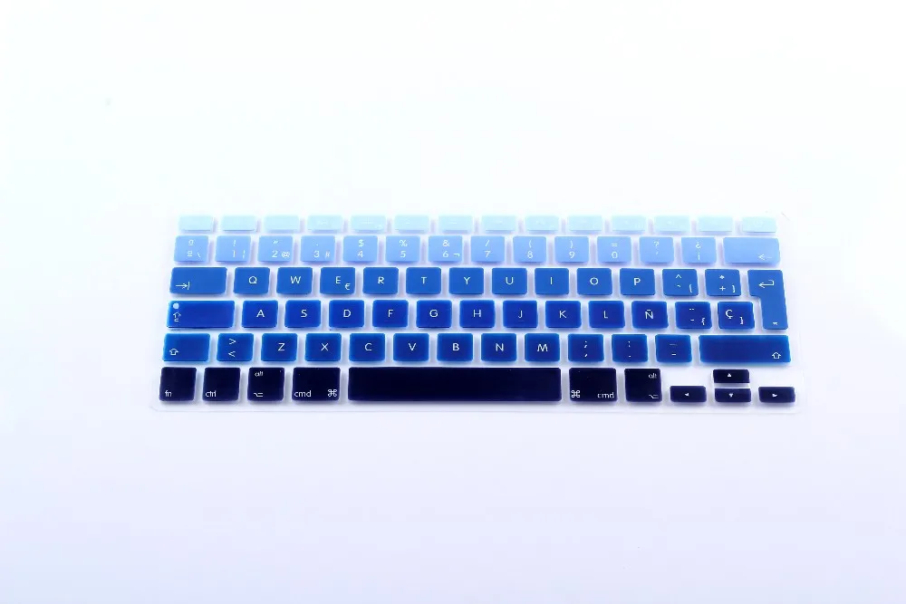 ESP Spanish Keyboard Skin Cover For Macbook Mac Book 13 15 17 EU UK Europe Version Silicone Laptop Keyoboard Protector Film (9)