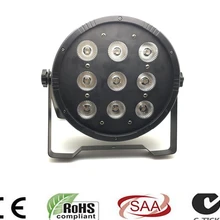 Светодиодный сценический плоский 4 в 1 20 шт./лот CREE 9x12 Вт RGBW с