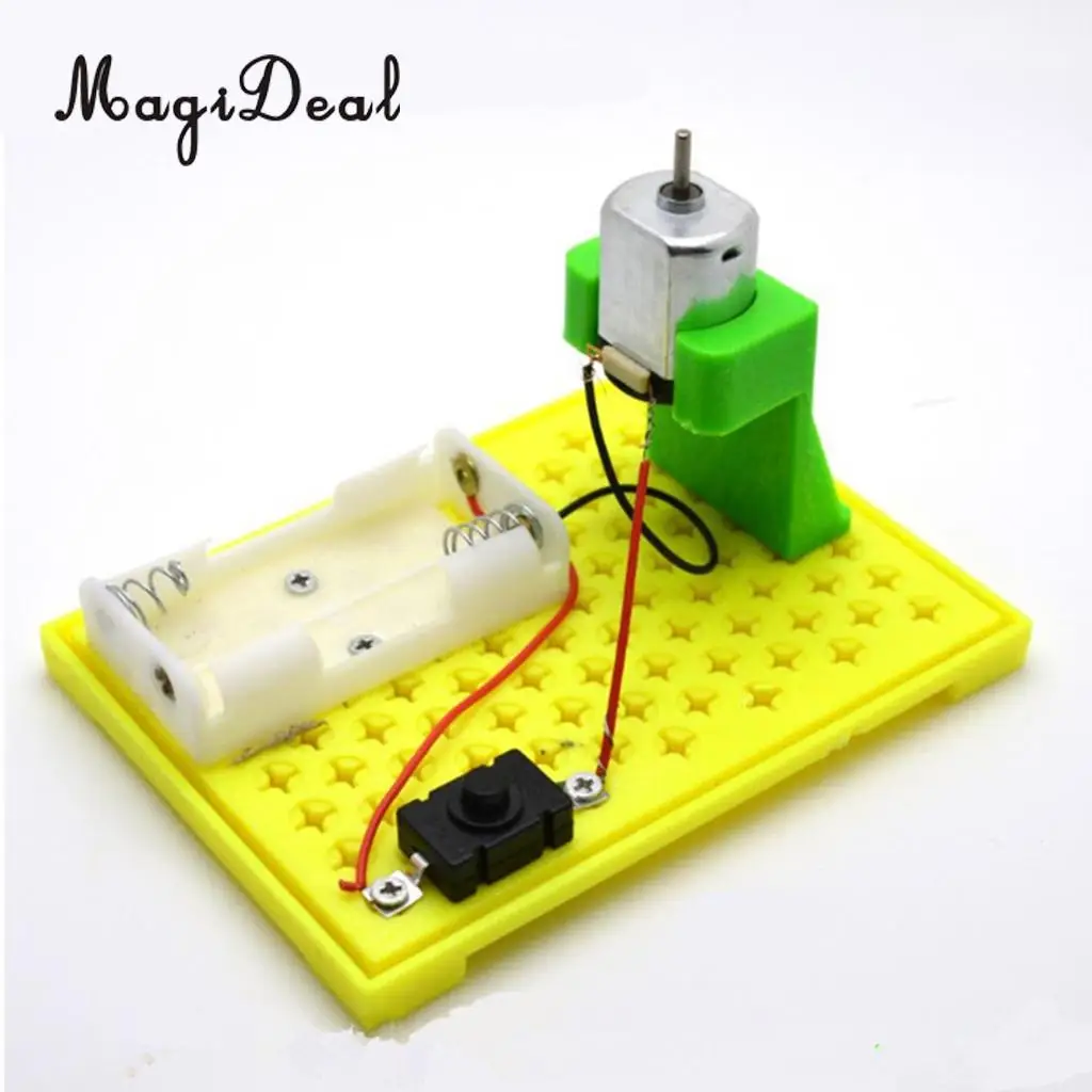 MAgiDeal 1Set Kids DIY Electric Electrostatic Snow Model Kit Physics Science Experimental Educational Toy
