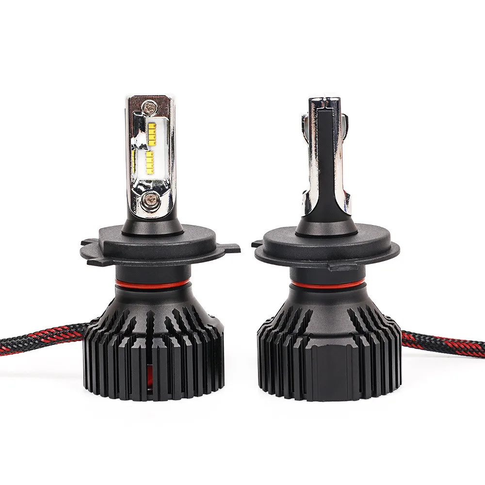 

Fuleem 2PCS Led Headlight bulbs H4 H7 H11 HB3 HB4 LED Chips 6500K 60W 8000LM Automobile Car Headlamp fog light lamp 12V 24V