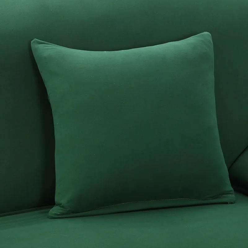 Темно-зеленый эластичный чехол на диван ткань стрейч подушки универсальное кресло, мебель чехлы эластичный чехол пылезащитный изменить диван