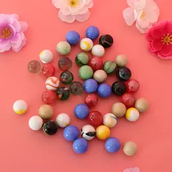 45 шт Стеклянные шарики Стекло шарики для китайские шашки Home Decor красочные-классическое стекло шары, игрушки для детей