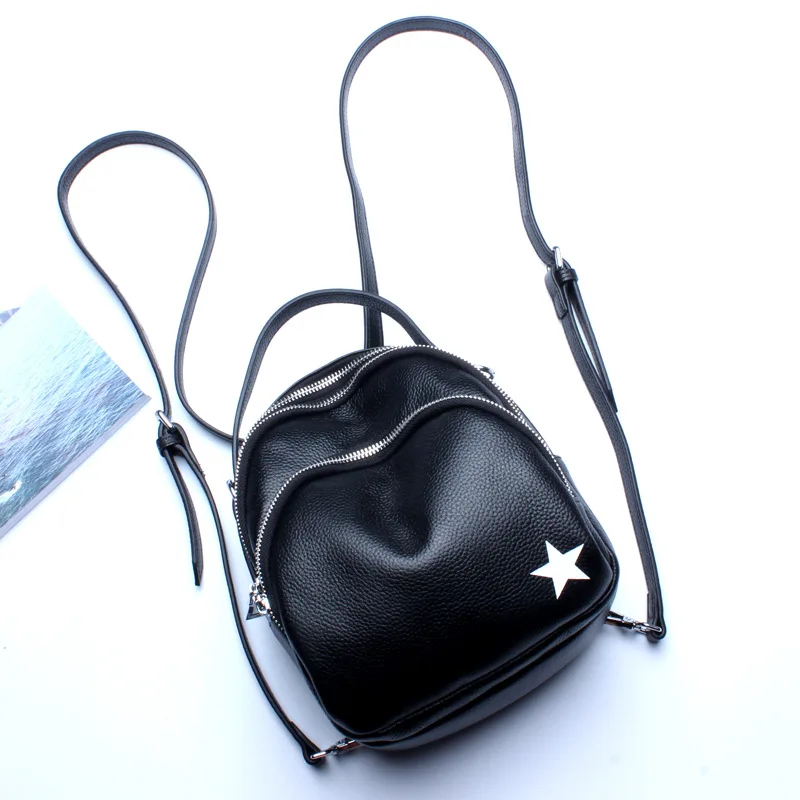

Women's Genuine Leather Bags Luxury Women Bag Design Women Backpack Clutch Female Backpack Cowhide Bags For Women bolsa feminina