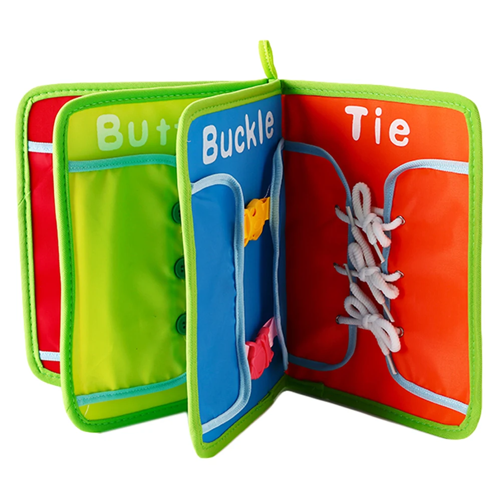 Enjoybay Baby Dress Teaching Book Toy Zipper Snap Buckle Laces Knots Wearing Boards Book Early Educational Teaching Toys for Kid Enjoybay Baby Dress Teaching Book Toy Zipper Snap Buckle Laces Knots Wearing Boards Book Early Educational Teaching Toys for Kid
