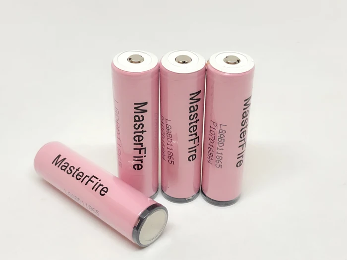 

MasterFire 6PCS/LOT New Protected Genuine LG 18650 LGABD11865 Rechargeable Li-ion Battery 3000mah Batteries with PCB
