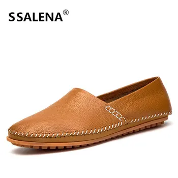 

Men Slip On Soft Leather Shoes Handmade Casual Moccasins Shoes for Man Handmade Outdoor Casual Antiskid Shoes AA11563