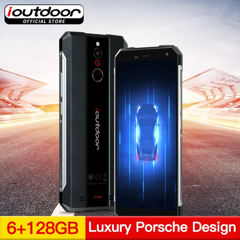 

ioutdoor X IP68 NFC Rugged Smartphone 5.7 Inch Android 8.1 6GB 128GB Dual Rear Cameras Waterproof Shockproof Mobile Phone