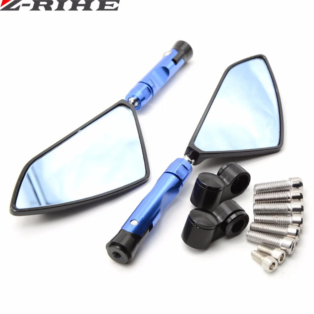 Алюминиевые аксессуары для зеркал заднего вида с ЧПУ мотоцикла honda yamaha Kawasaki z750 Z800