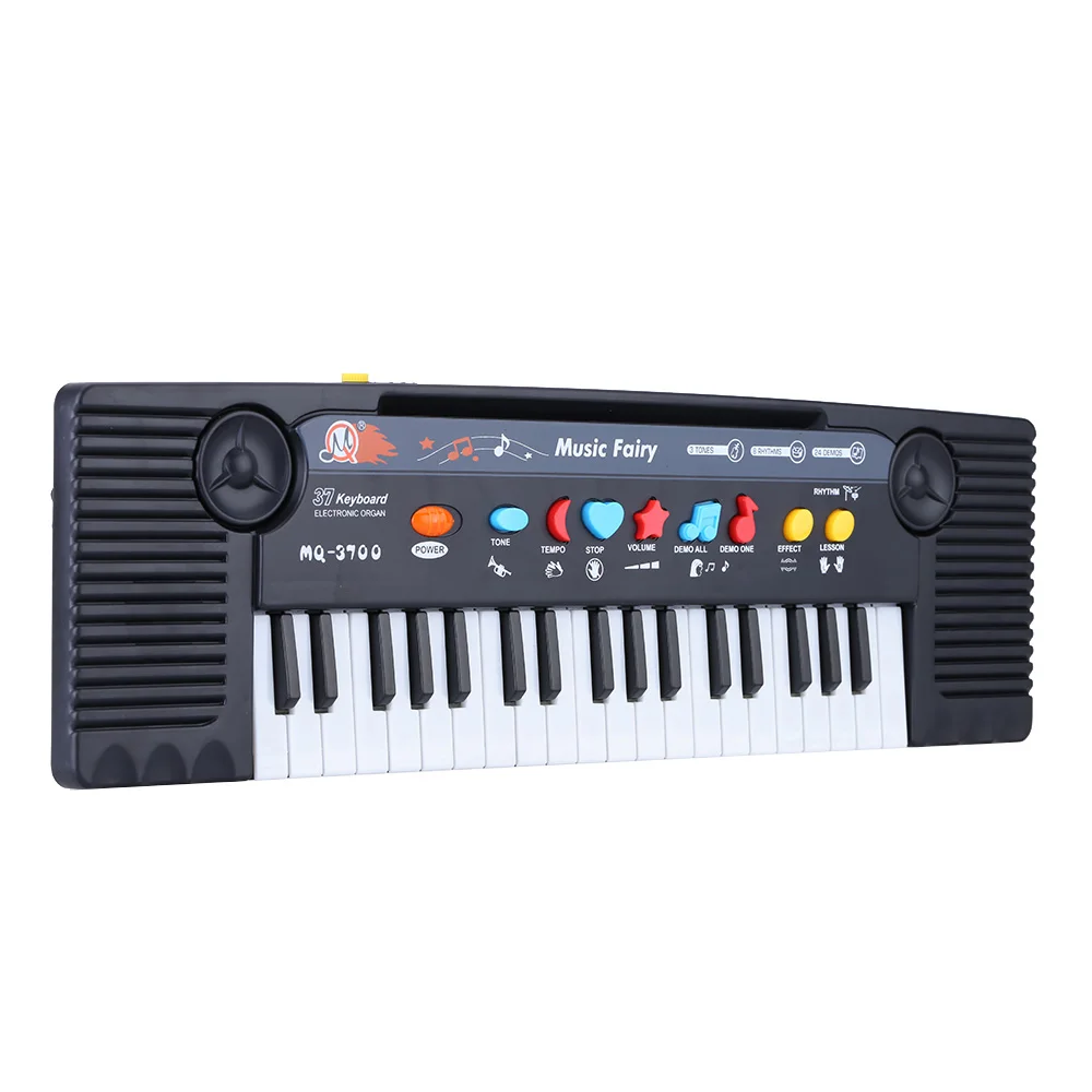 37 ключей, мини-электронная клавиатура, музыкальная игрушка с микрофоном, обучающая электронная клавиатура, подарок для детей, младенцев