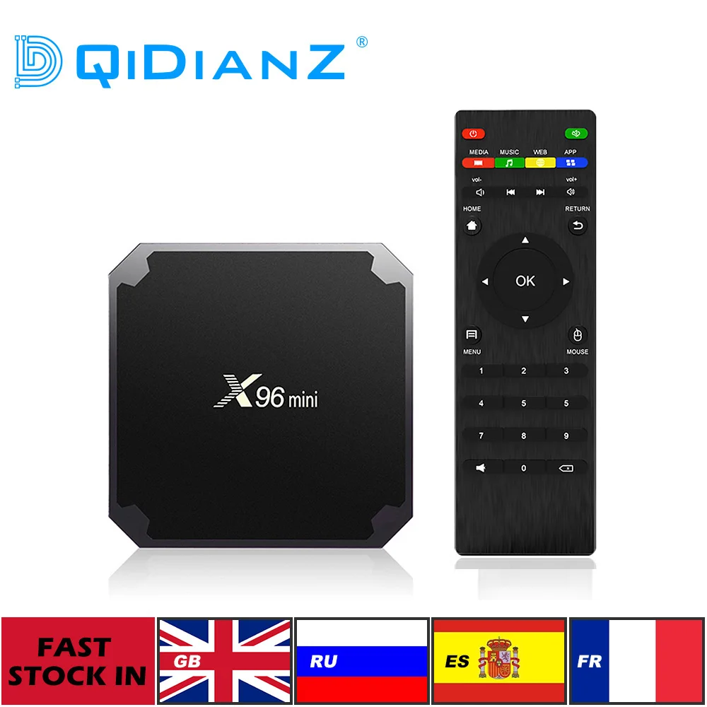 Из Москвы) X96mini Android 9.0 X96 mini Smart TV BOX Смарт Тв Приставка ТВ Бокс 4K*2K четырехъядерный Amlogic S905W поддерживает 2.4WIFI+IR кабель