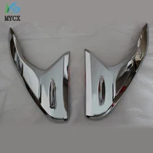 2017 For toyota hilux SR5 accessories head lights chrome decorative trim For toyota hilux revo 2015 2016 plate toyota hilux part