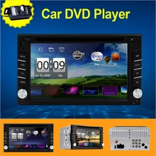 Double 2 din New universal Car Radio Car DVD Player GPS Navigation In dash Car Bluetooth Stereo video+Free Map rear view Camera