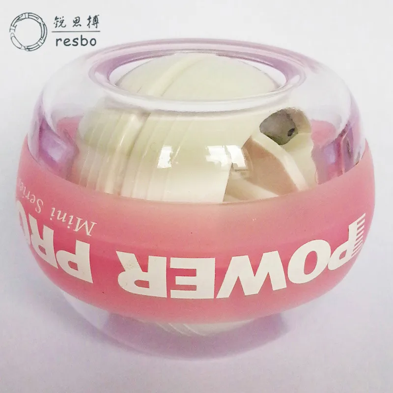 

LED Mini Power Wrist Strengthen ball Luminous Forearm Gyroscope Ball Exerciser force Wrist ball Kids/Women Hand Muscle Relax H