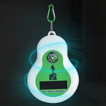 

Behogar Solar Portable Ultrasonic Anti-Mosquito Pest Control Repeller Mosquito Repellent with Compass for Outdoor Travel Camping