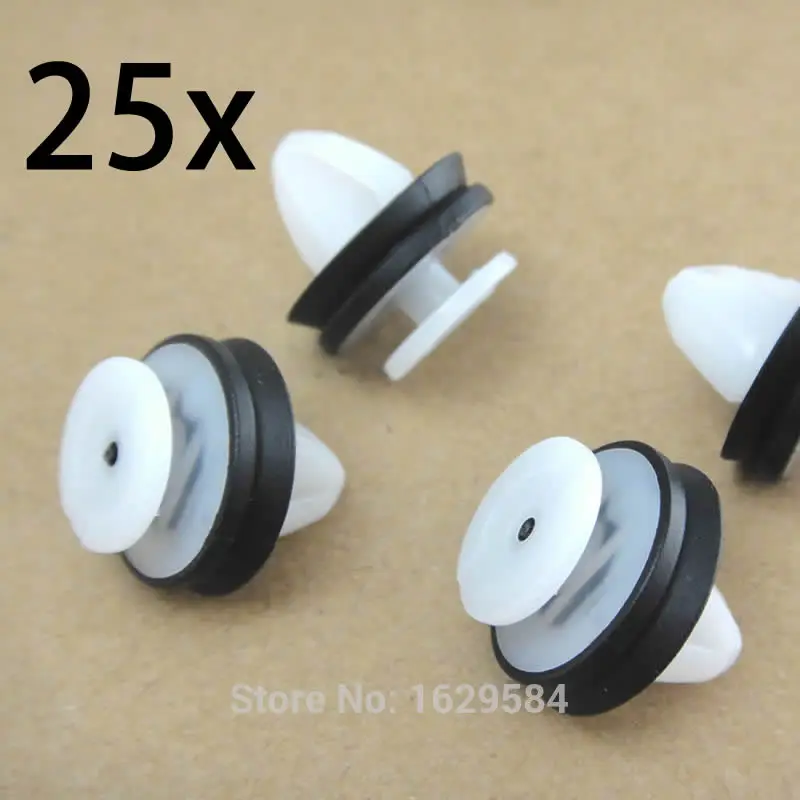 25 Pcs Door Panel Trim Card Clips Interior for Citroen C2 C8 C3 C4