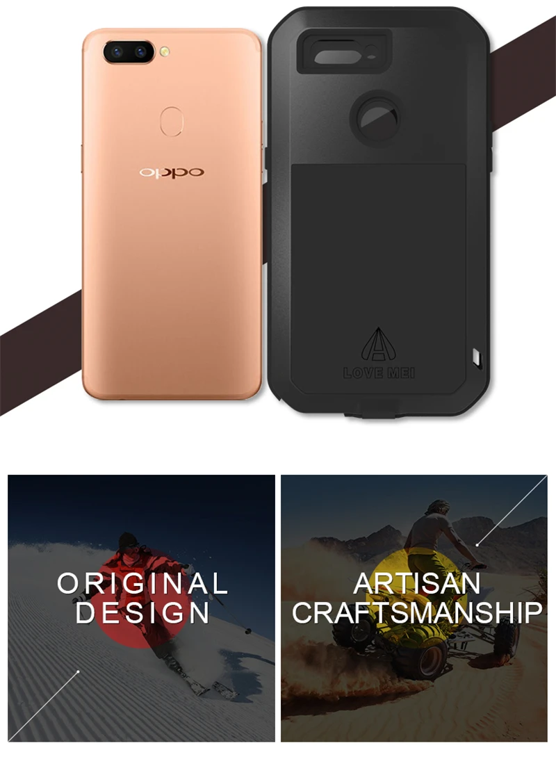 Love Mei Metal Armor Case For OPPO R11s (3)