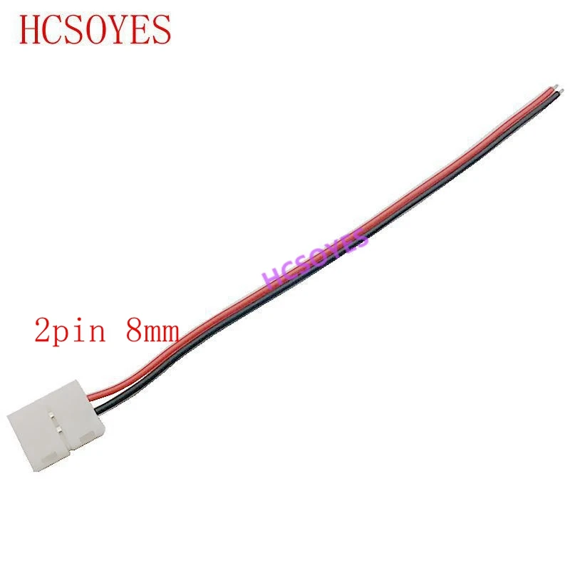 Светодиодный безsolderless разъем для ленты 5 шт. 2pin /3pin /4pin /5pin/6pin 8 мм 10 12 светодиодный