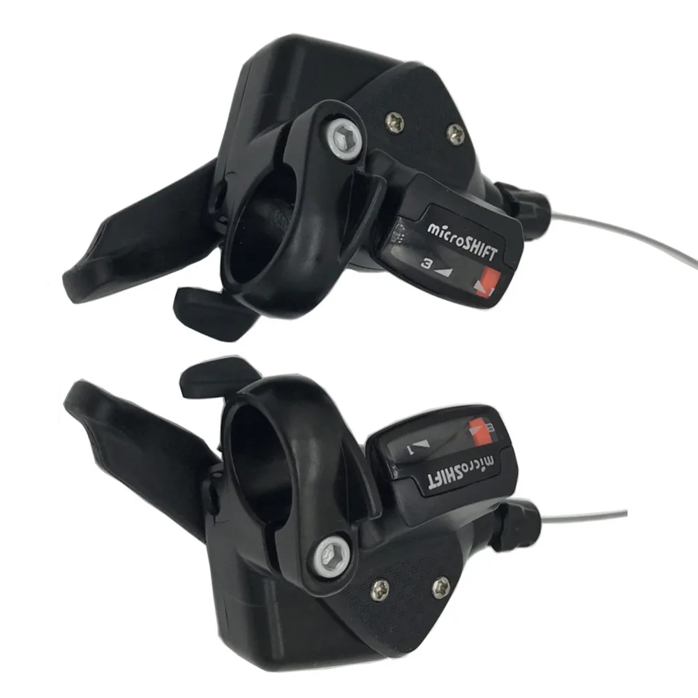 microSHIFT Conjoined DIP TS718 (3X8) Shifters 8 Speed Triple MTB