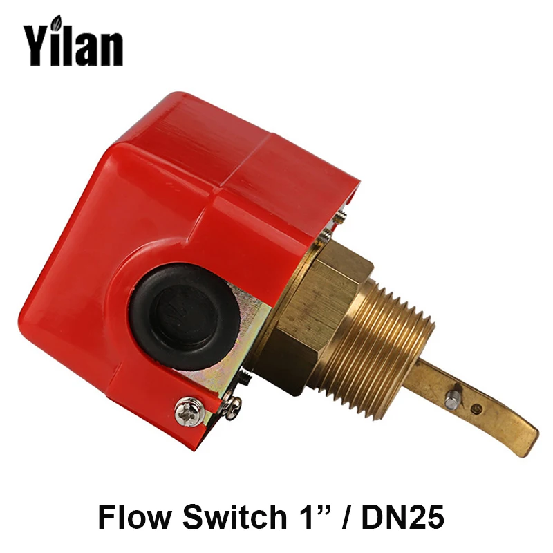 4 шт./лот 1 дюймов AC220V 15A мужской Нитки SPDT вода Paddle коммутатором потока/Датчики