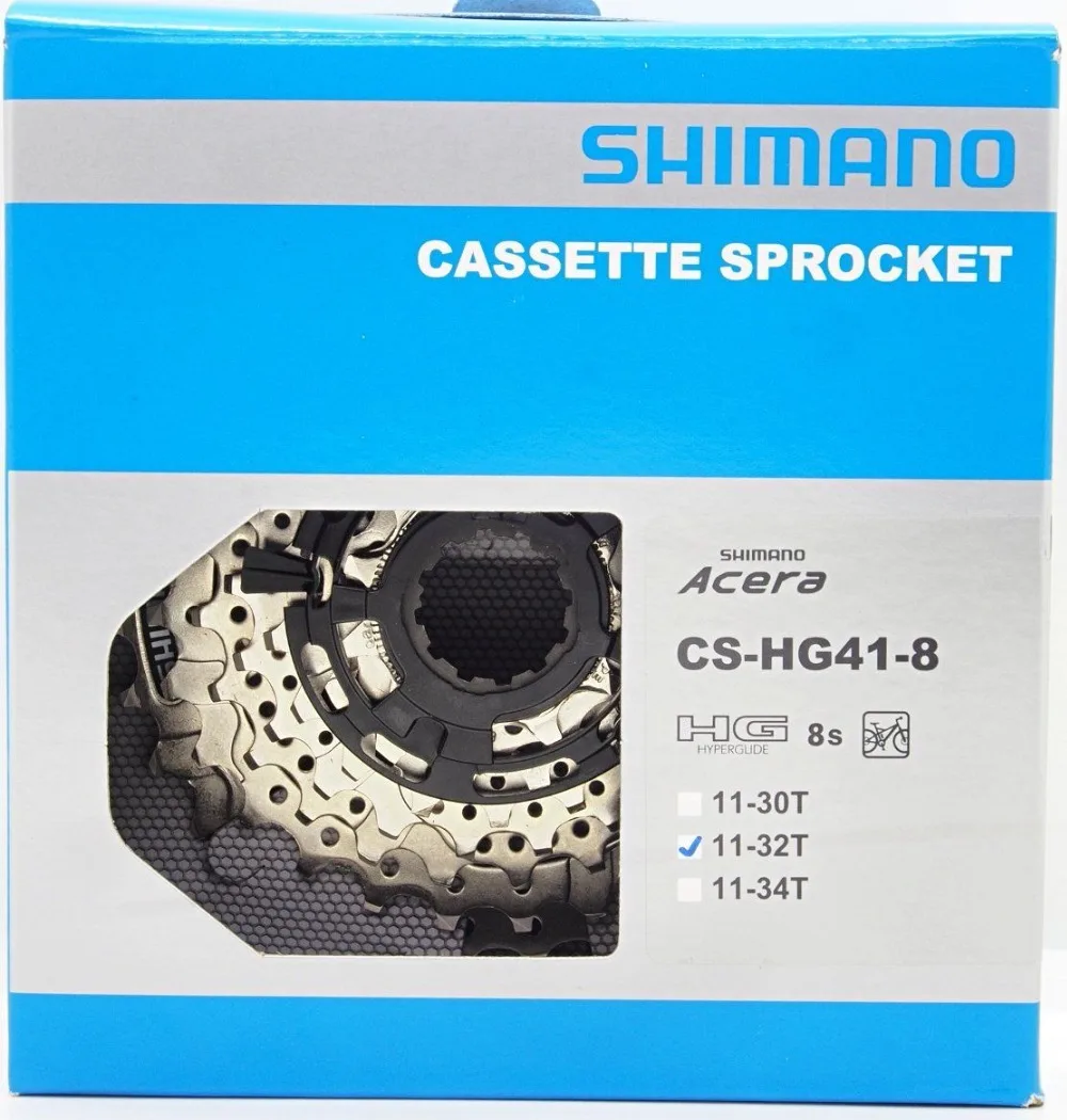Оригинальный велосипед Shimano ACERA CS-HG41 8 скоростей 10-30 T/10-32 T/10-34 T горный кассеты freewheel