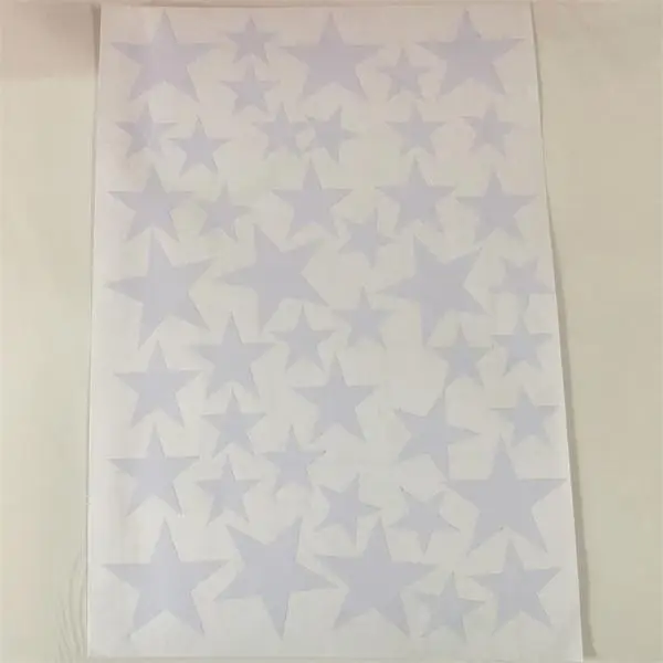 45 шт 3-5 см мультфильм Звездные наклейки на стену для детей детские комнаты обои шкаф холодильник украшение милые звезды виниловая художественная роспись - Цвет: White