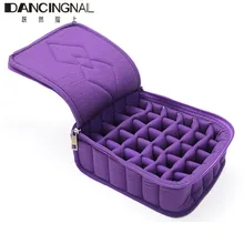 30Bottles Essential Oil Carrying Case For 5ML10ML 15ML Nail Polish Makeup Cosmetic Bag Storage Traveling Sturdy Double Zipper